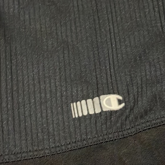 CHAMPION Black Short‎ Sleeve Workout Running Tee Shirt Size Large - Picture 4 of 9